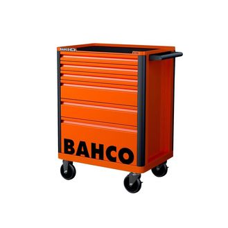 Bahco 1472K6 26in E72 Storage HUB Tool Trolley with 6 Drawers Orange