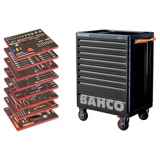 Bahco AUTO Tool Trolley Auto Repair Tool Kit, 357 Piece
