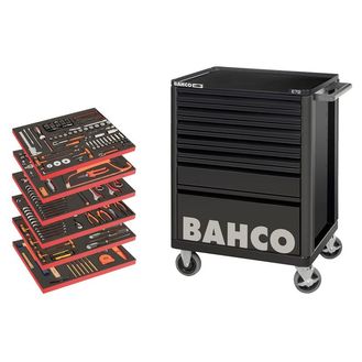 Bahco LARGE Tool Trolley General Purpose Tool Kit, 346 Piece