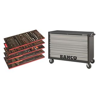 Bahco XXL Tool Trolley General Purpose Tool Kit, 488 Piece