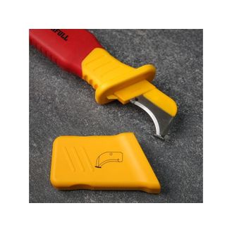 Faithfull VDE Stripping Knife with Guiding Shoe 190mm