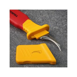 Faithfull VDE Stripping Knife with Sickle Blade 205mm