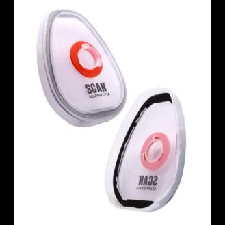 Scan Twin Half Mask P3 Particle Filter Cartridge Adaptor (Pack of 2)