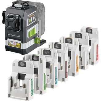 Draper 32168 Laserliner 036.380-1 PowerPlane-Laser 3G Multi-18V Set Three-Dimensional Green Laser