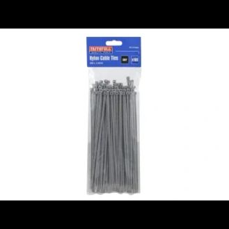 Faithfull Cable Ties, Grey