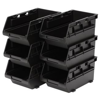 Draper 31773 BUNKER Load-Up Stack Storage Bin Set (6 Piece)