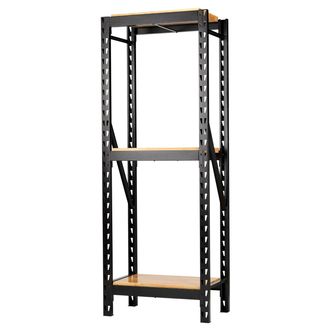 Draper 32465 BUNKER 14 Piece Modular 3 Tier Racking with Hardwood Shelving, 750mm