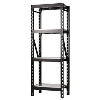 Draper 32486 BUNKER 21 Piece Modular 4 Tier Racking with Stainless Steel Shelving, 750mm