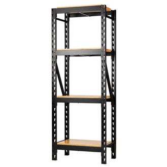 Draper 32488 BUNKER 21 Piece Modular 4 Tier Racking with Hardwood Shelving, 750mm