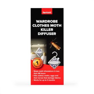 Rentokil FW102 Wardrobe Clothes Moth Killer Diffuser