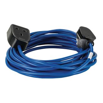 Draper 35075 Defender E85223 230V Extension Lead Blue, 1.5mm&amp;sup2;, 13A, 10m