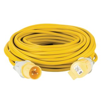 Draper 35817 Defender E85233 110V Extension Lead Yellow, 2.5mm&amp;sup2;, 16A, 25m