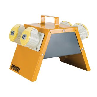 Draper 35847 Defender E13104 110V Splitter Box, 4 x 16A
