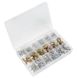 Sealey Sump Plug &amp; Washer Assortment 534pc