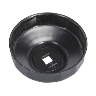 Sealey VS7006.V2-06 Oil Filter Cap Wrench &amp;#8709;76mm x 14 Flutes