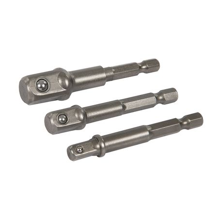 Silverline Socket Driver Set 3pce 1/4