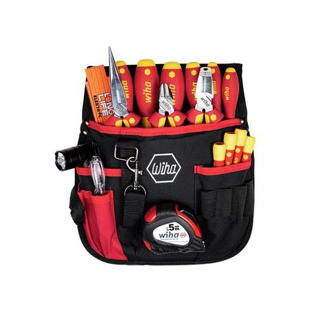Wiha electrician Tool Set, 18 Piece (inc. Belt Pouch) only £234.40