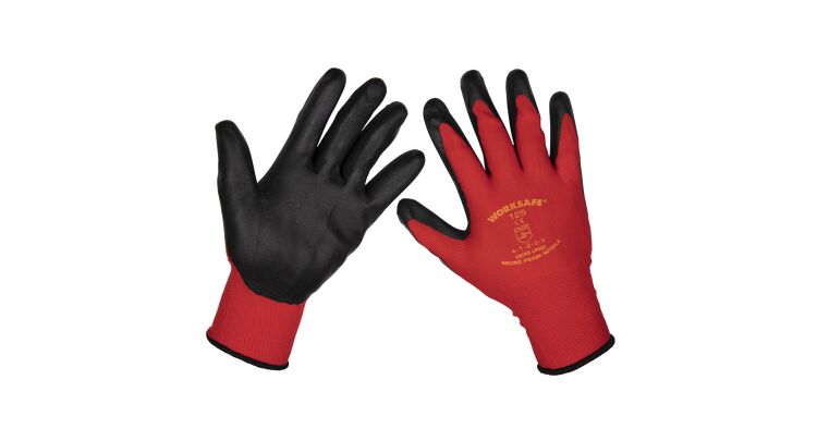 Sealey Flexi Grip Nitrile Palm Gloves (X-Large) - Pack of 120 Pairs 9125XL/B120