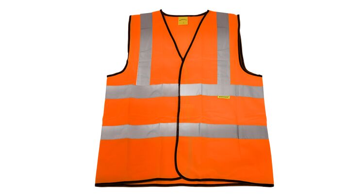 Sealey Hi-Vis Orange Waistcoat (Site and Road Use)