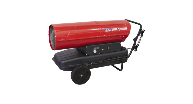 Sealey Space Warmer® Kerosene/Diesel Heater 340,000Btu/hr with Wheels AB3412