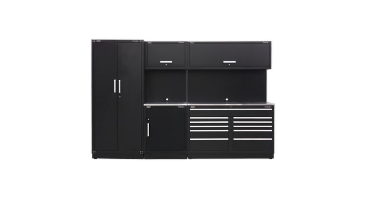 Sealey Modular Storage System Combo - Stainless Steel Worktop APMSCOMBO2SS
