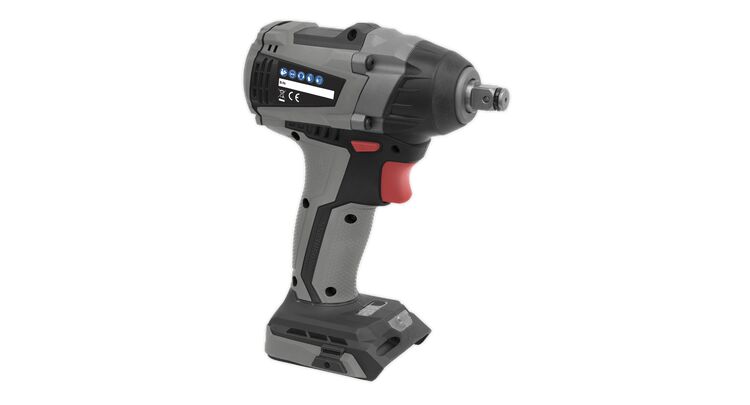 Sealey Brushless Impact Wrench 20V 1/2"Sq Drive 300Nm - Body Only CP20VIWX