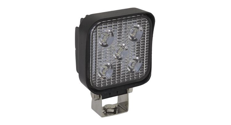 Sealey Mini Square Work Light with Mounting Bracket 15W LED LED2S
