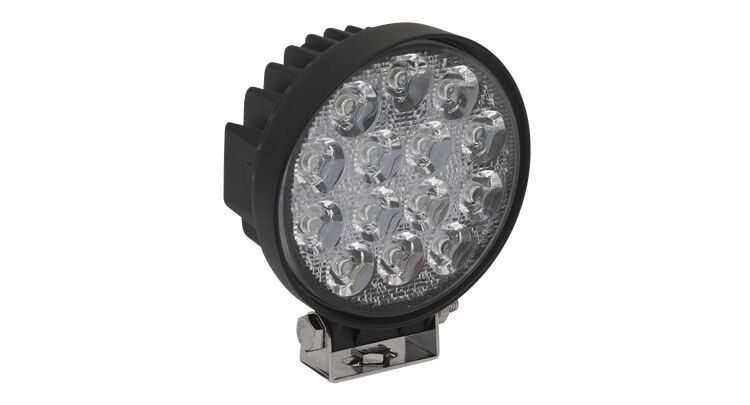 Sealey Round Work Light with Mounting Bracket 42W LED LED4R