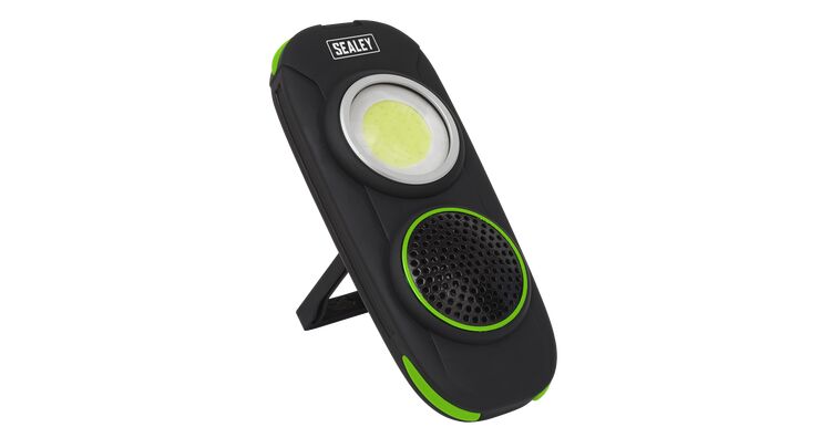 Sealey Rechargeable Torch with Wireless Speaker 10W COB LED LED50WS