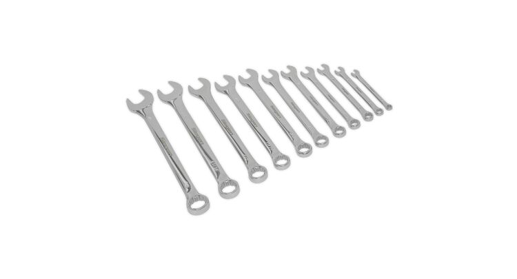 Sealey Combination Spanner Set 11pc Imperial S0857