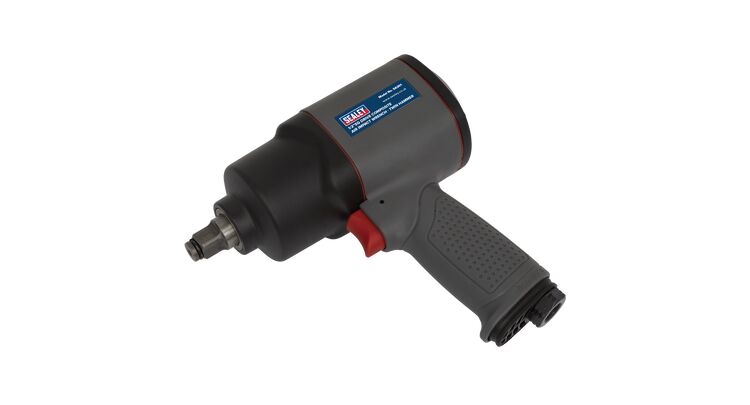 Sealey Air Impact Wrench 1/2"Sq Drive Composite - Twin Hammer SA201