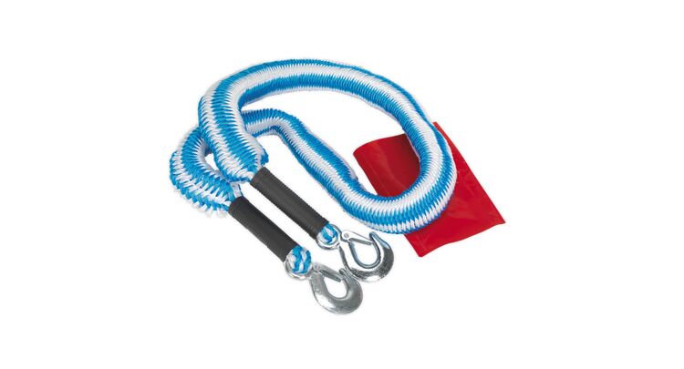 Sealey Tow Rope 2000kg Rolling Load Capacity TH2502