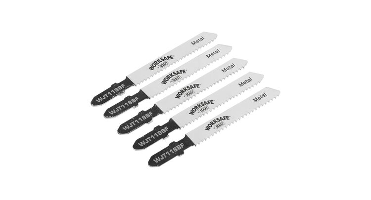 Sealey Jigsaw Blade Metal 55mm 12tpi - Pack of 5 WJT118BF