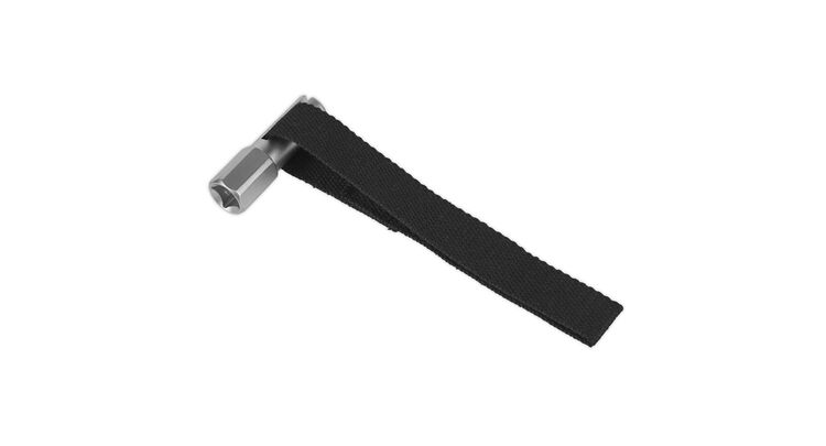 Sealey AK640 Oil Filter Strap Wrench 120mm Capacity 1/2"Sq Drive