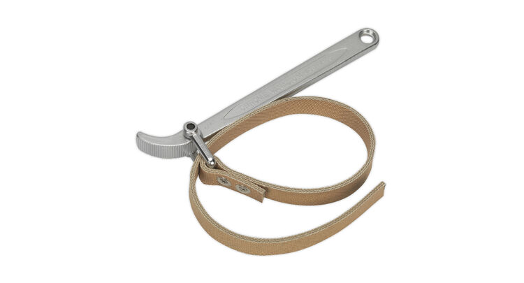 Sealey AK6404 Oil Filter Strap Wrench &#8709;60-140mm Capacity