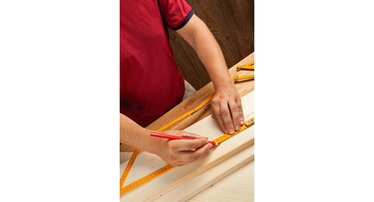 SupaTool Carpenters Pencils and Sharpener Set 5 Piece Set
