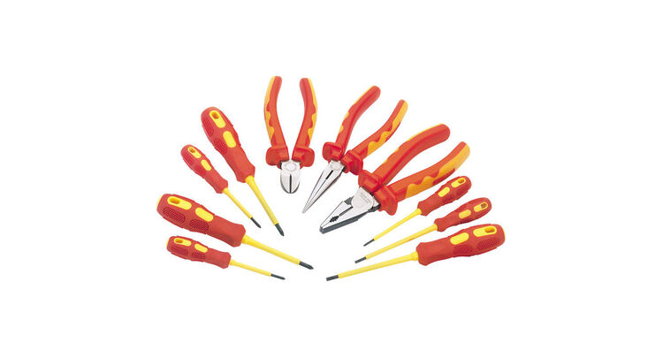 Draper 71155 Fully Insulated Pliers and Screwdriver Set (10 Piece)
