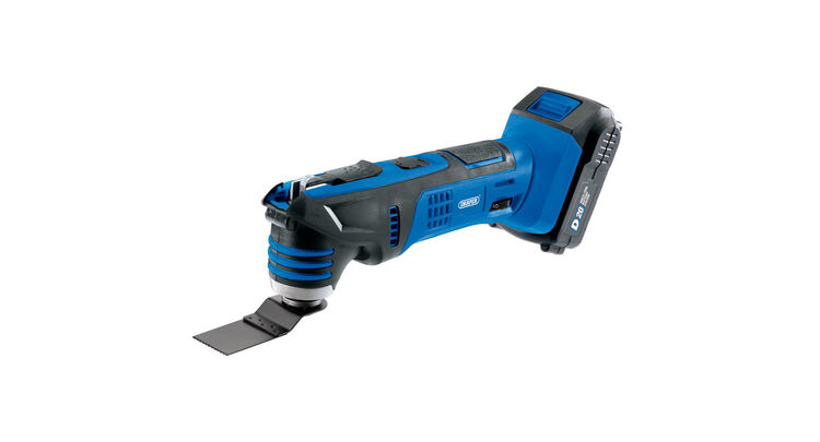 Draper 00595 D20 20V Oscillating Multi Tool with 2Ah Battery and Charger