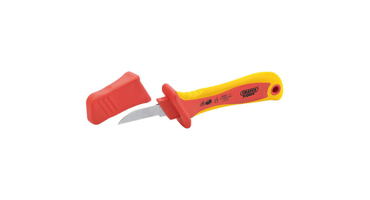Draper 04615 VDE Fully Insulated Cable Knife (200mm)