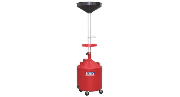 Sealey AK80D Mobile Oil Drainer 80ltr Gravity Discharge