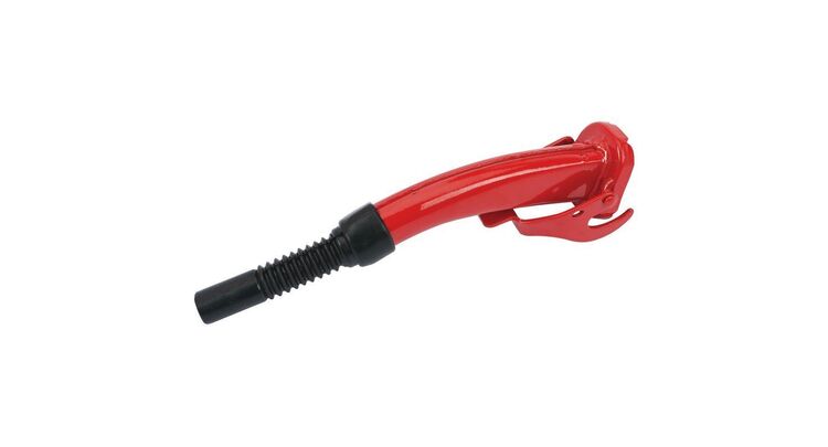 Draper 08115 Red Steel Spout for 5/10/20L Fuel Cans