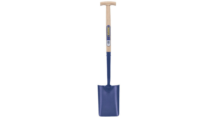 Draper 10878 Solid Forged 'T' Handled Trenching Shovel with Ash Shaft