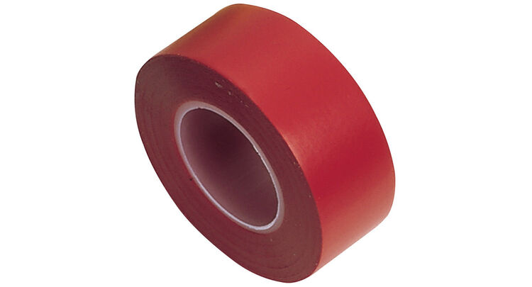 Draper 11912 8 x 10M x 19mm Red Insulation Tape to BSEN60454/Type2