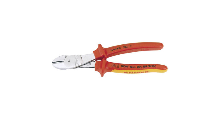 Draper 12301 Knipex 74 06 200 200mm Fully Insulated High Leverage Diagonal Side Cutter