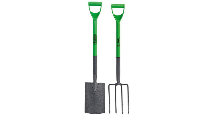 Draper 16566 Carbon Steel Garden Fork and Spade Set
