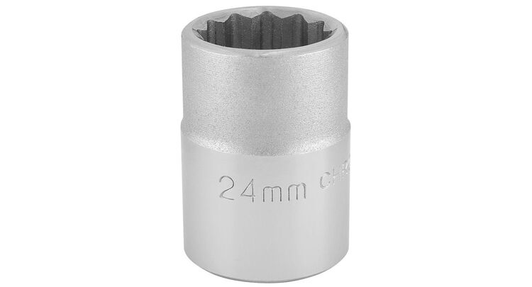 Draper 16692 3/4" Sq. Dr. 12 Point Socket (24mm)