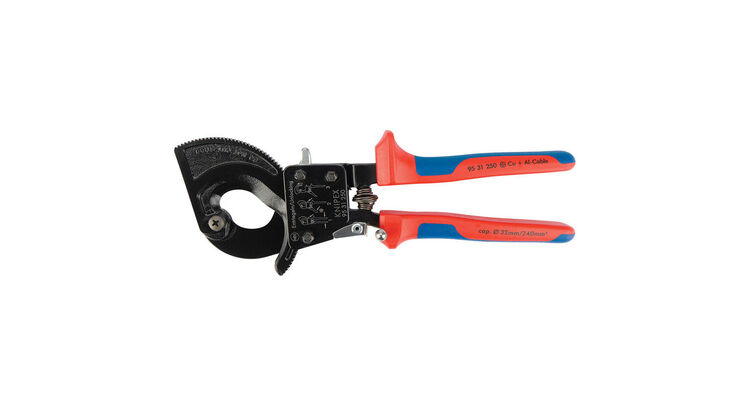 Draper 18555 Knipex 95 31 250 250mm Ratchet Action Cable Cutter