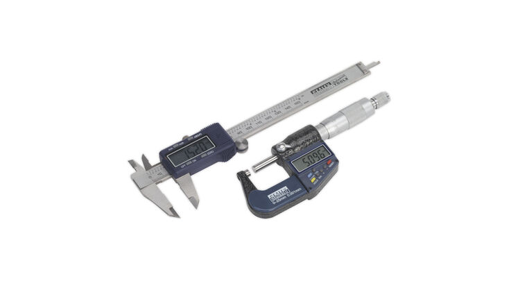 Sealey AK9637D Digital Measuring Set 2pc