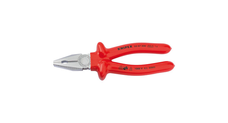Draper 21453 Knipex 03 07 200 200mm Fully Insulated S Range Combination Pliers