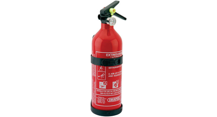 Draper 22185 1kg Dry Powder Fire Extinguisher